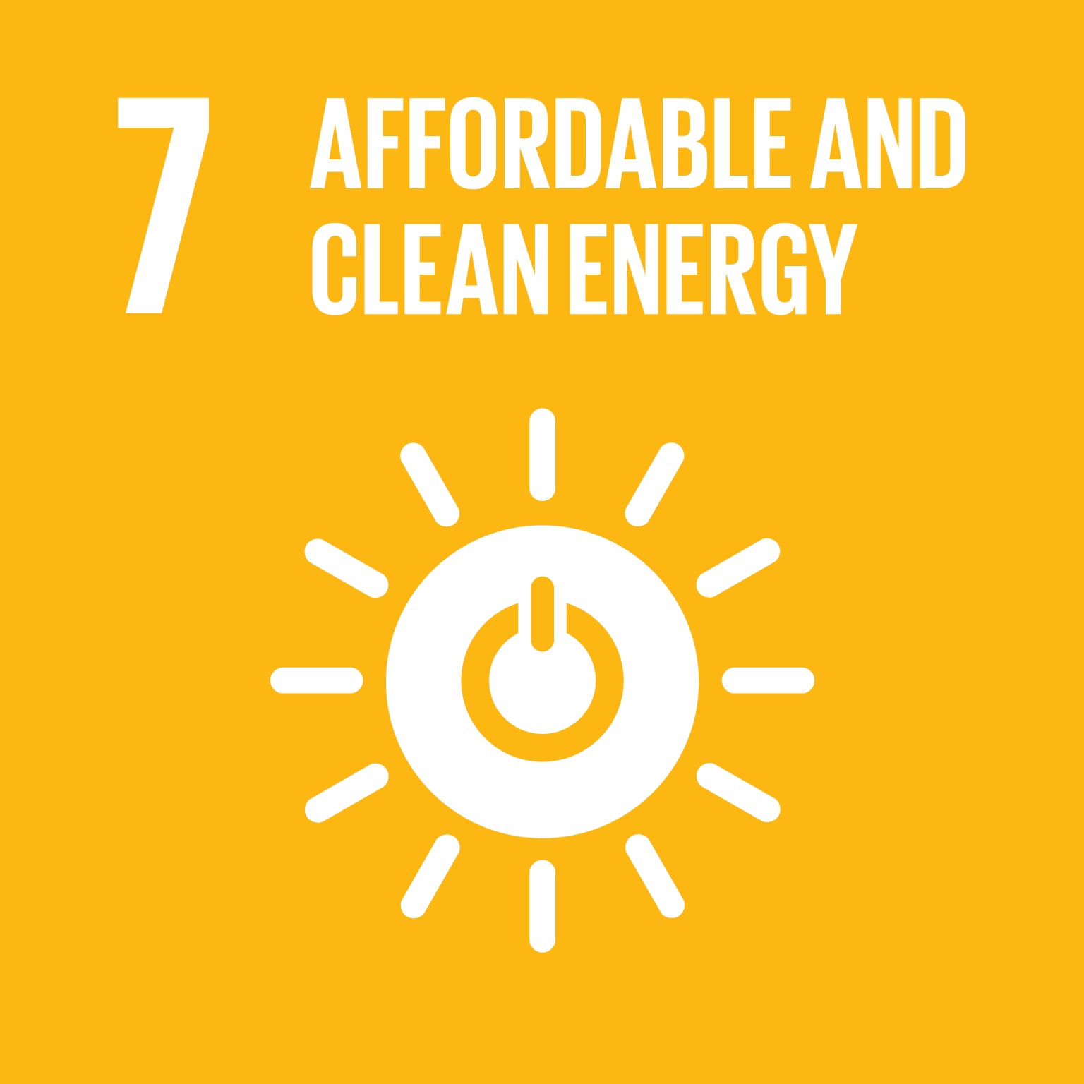 Goal 7: Affordable and clean energy